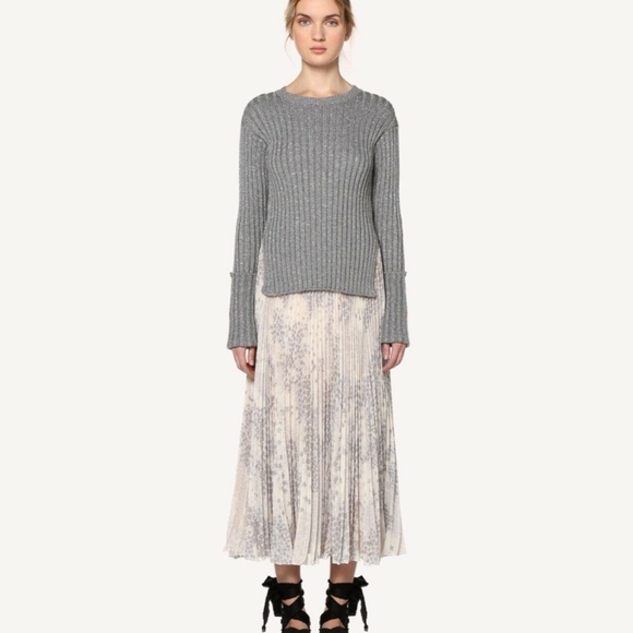 ❌SOLD❌NWT RED VALENTINO Metallic Cuff Sweater - Picture 6 of 8